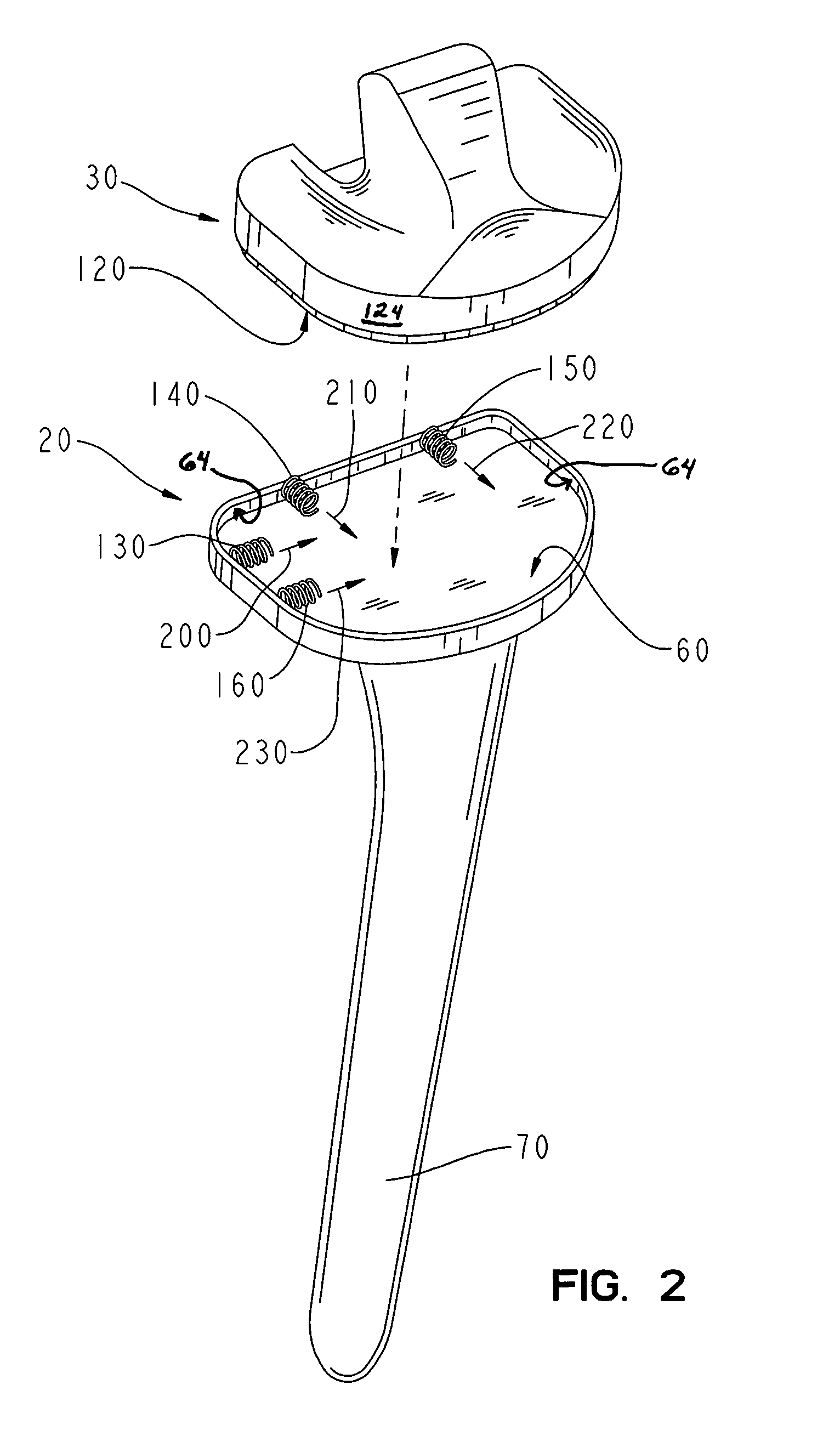 Modular implant with a micro-motion damper