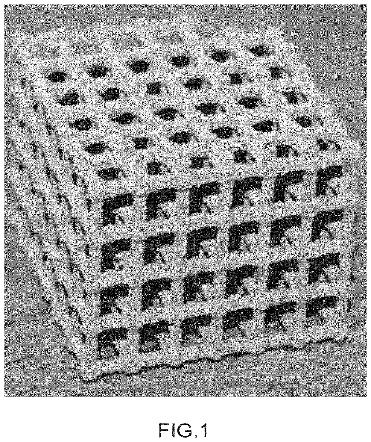 Particulate composite ceramic material, part comprising said material, and method for the preparation of said part