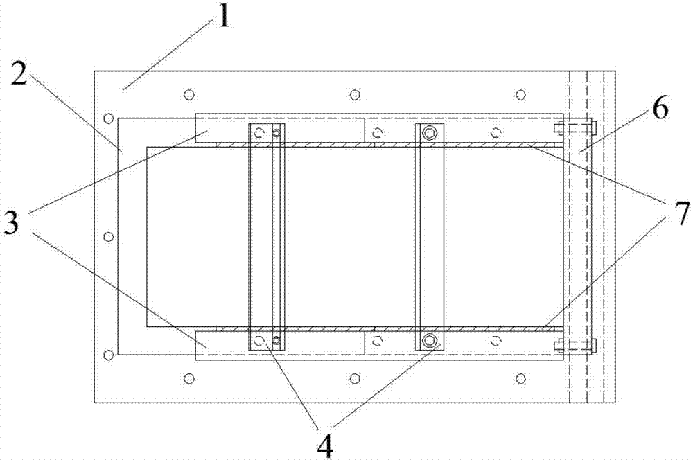 Vibrating table testing method suitable for rock and soil slopes and model box