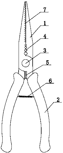 Safe nipper pliers