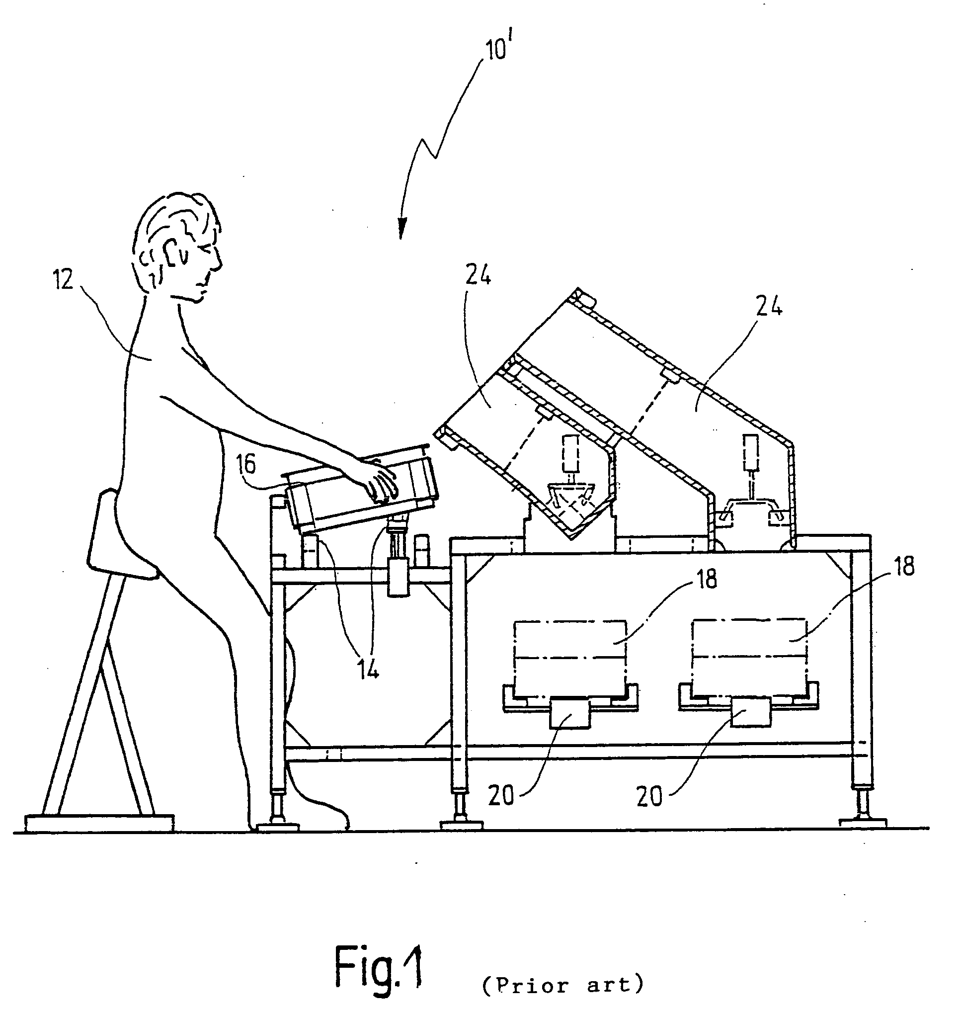 System and method for order picking of articles into order containers