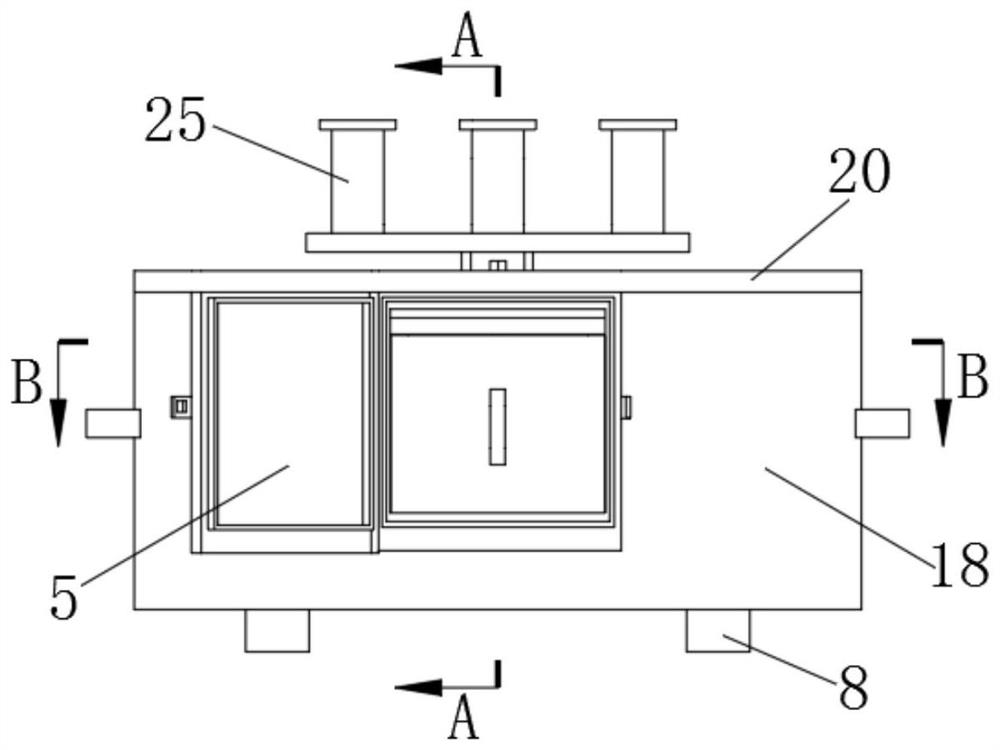 Anti-pollution storage equipment for clinical laboratory