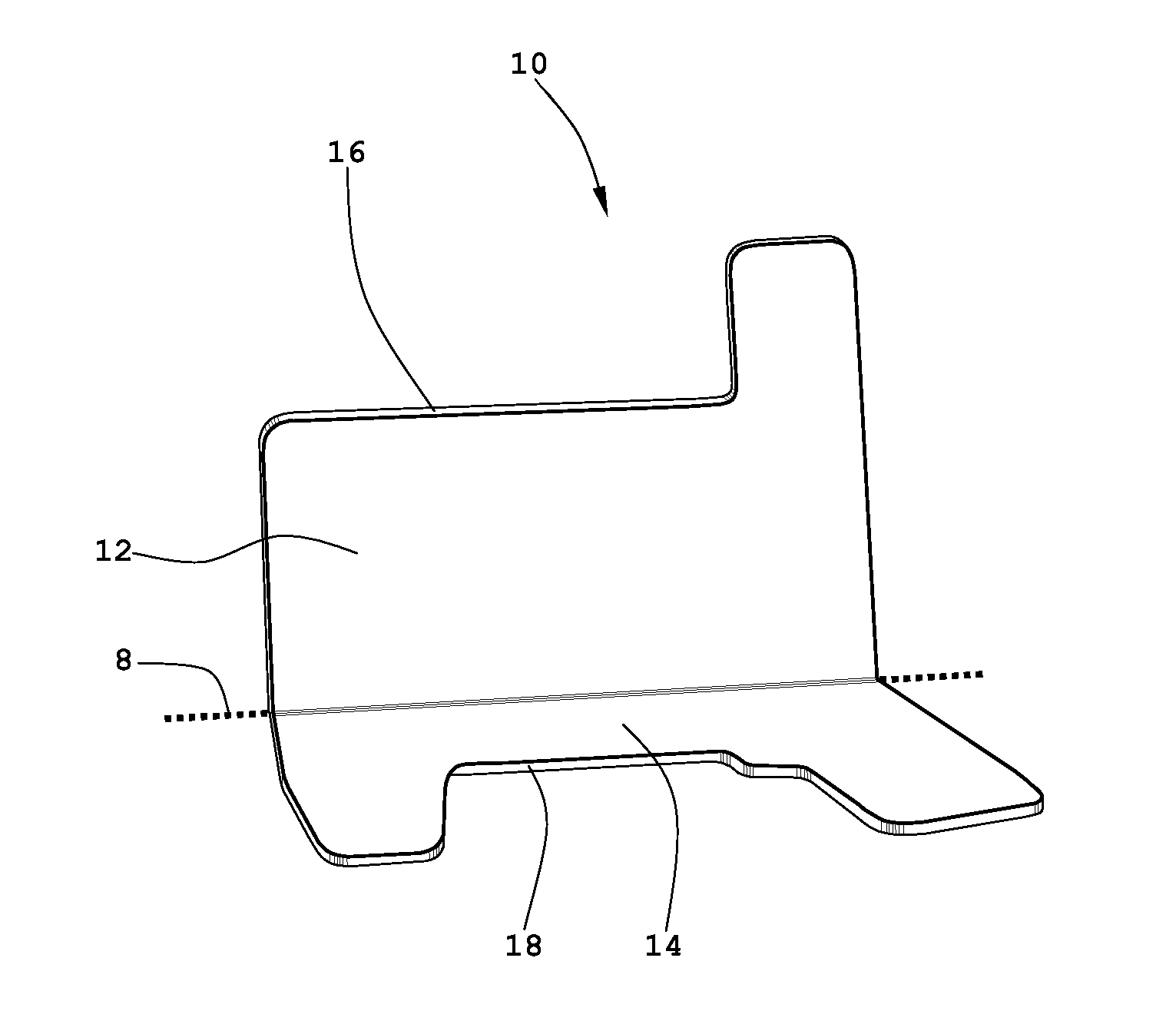 Method for the manufacture of a fiber-reinforced component, device for implementing the method, and fiber-reinforced component