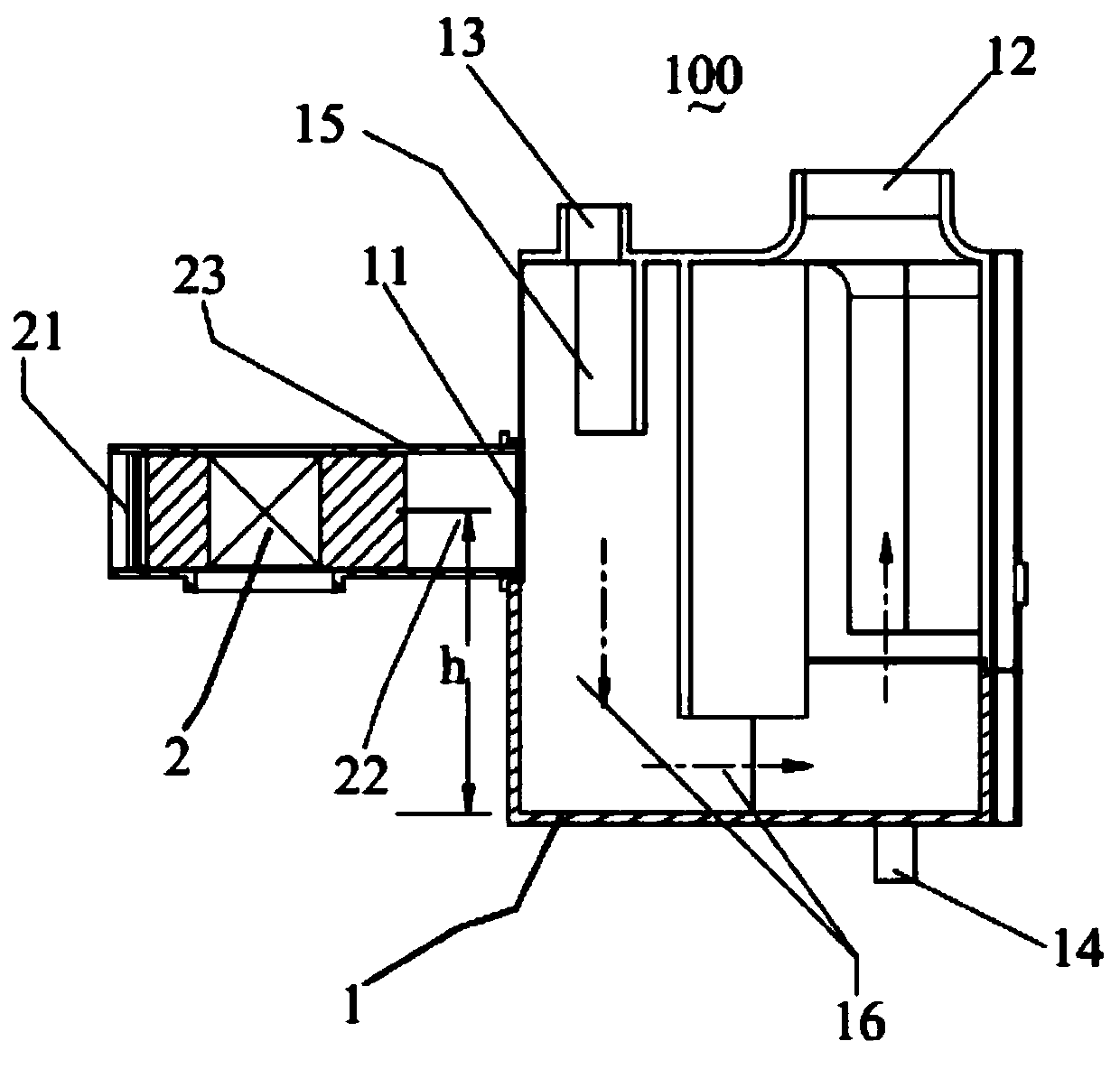 Steam condensation device and cooking utensil