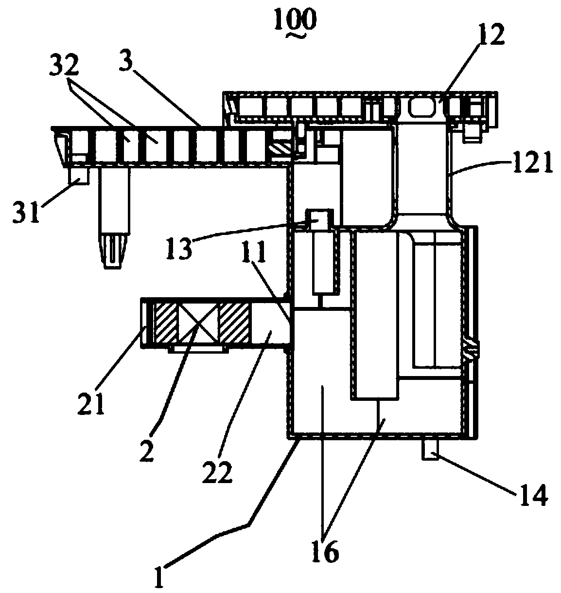 Steam condensation device and cooking utensil