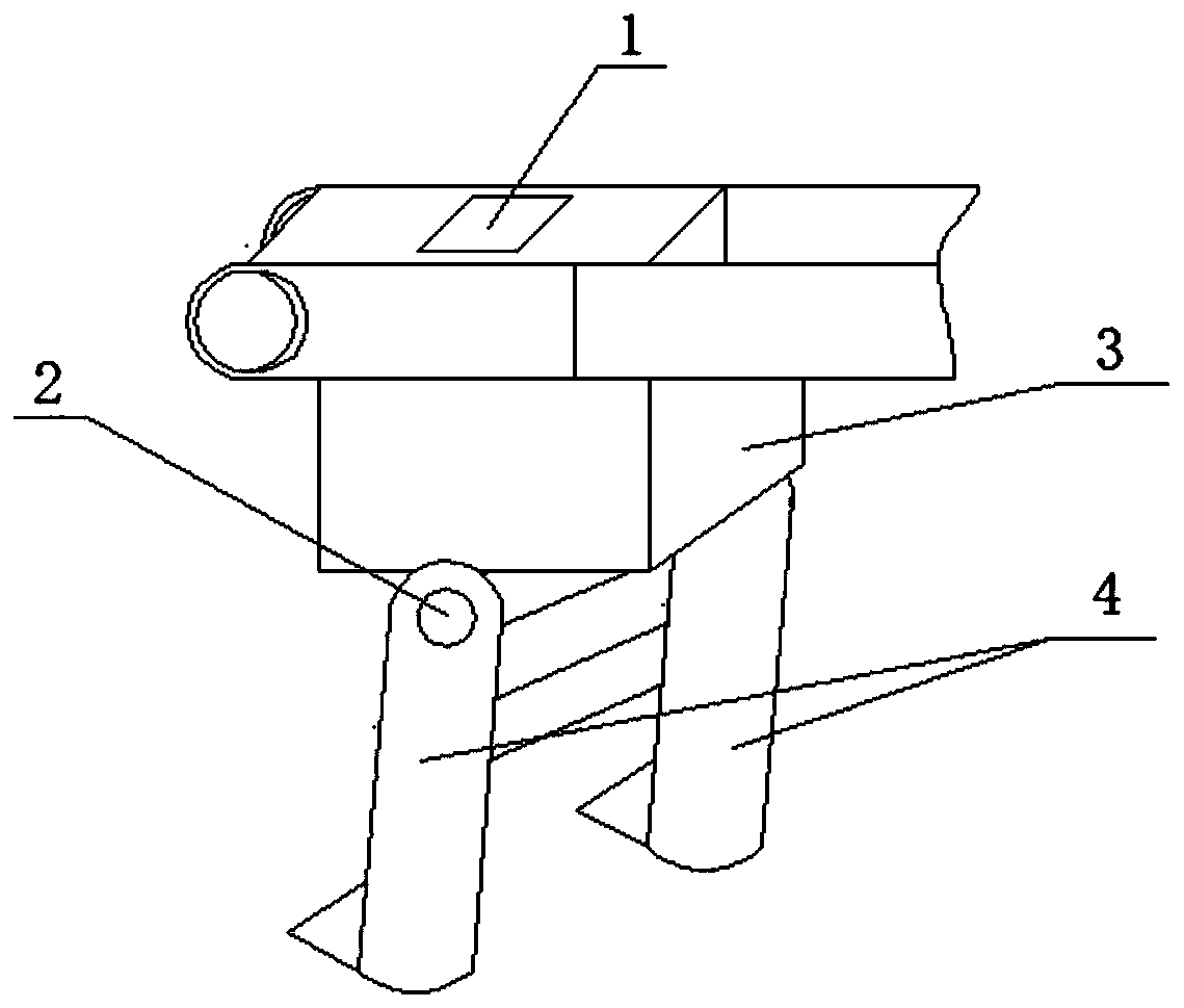 Electronic parking control module of automatic parking system of electric moped