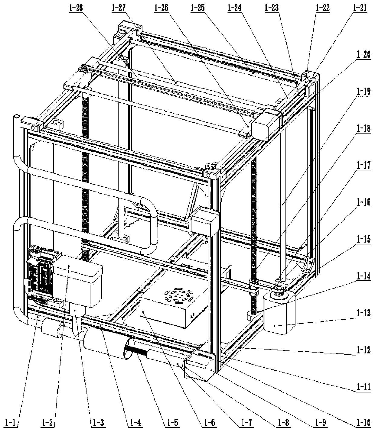 Multifunctional food 3D printer