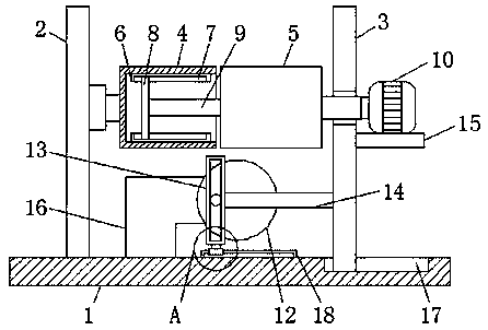 Size adjustable textile coiling block