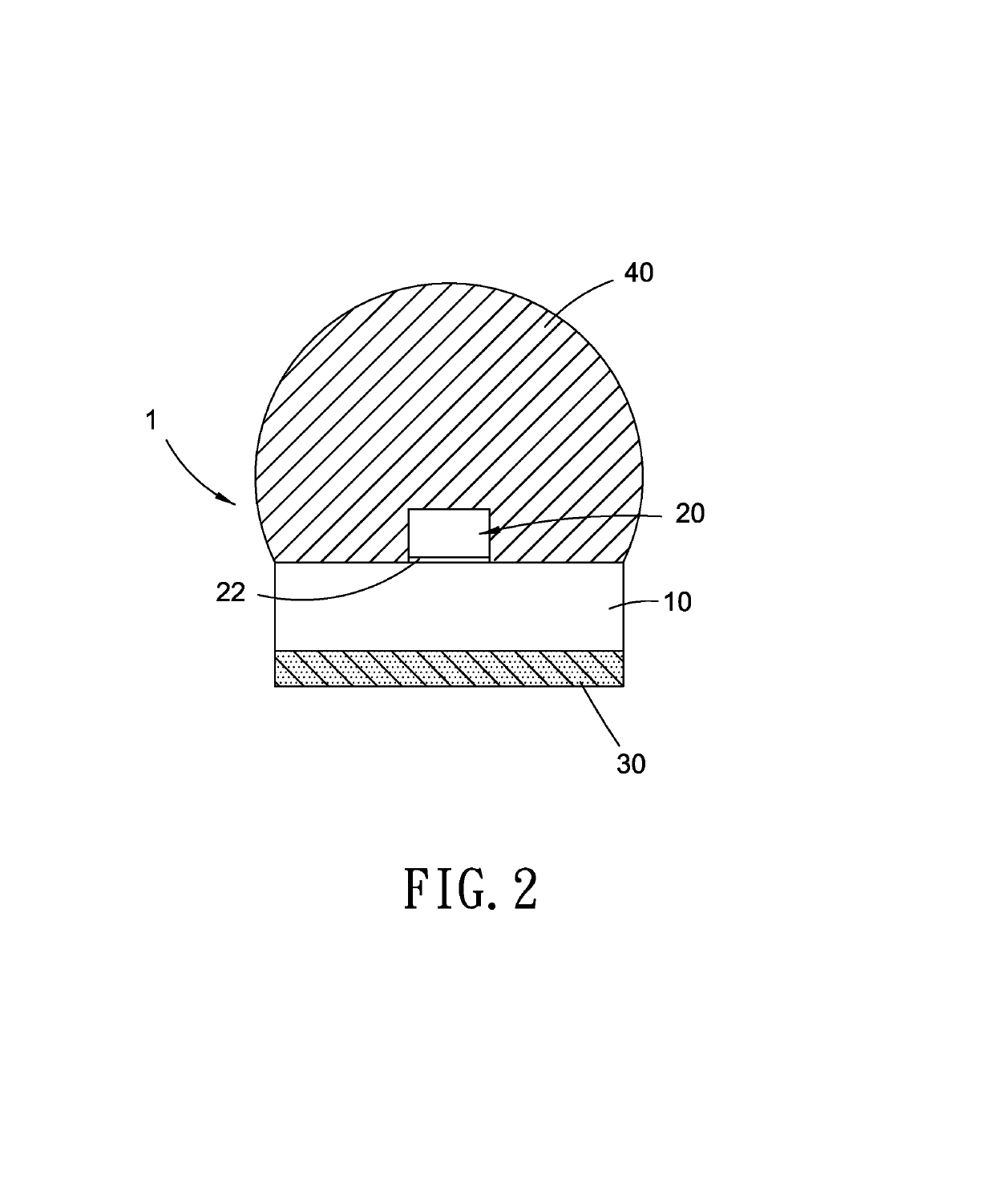 Filament structure and LED light bulb having the same