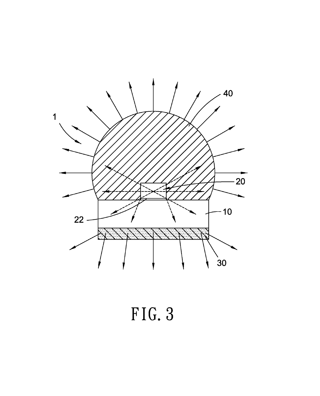 Filament structure and LED light bulb having the same