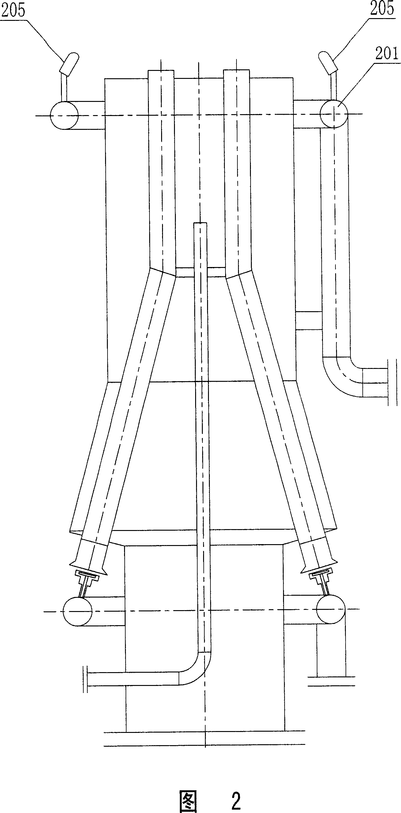 Steam combustion-supporting type torch burner