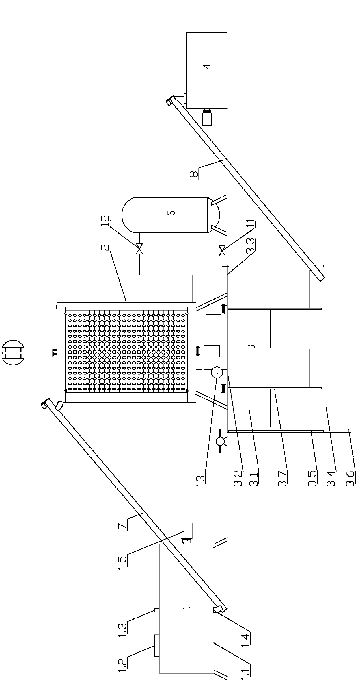 Production system and method of fecal granular fertilizer