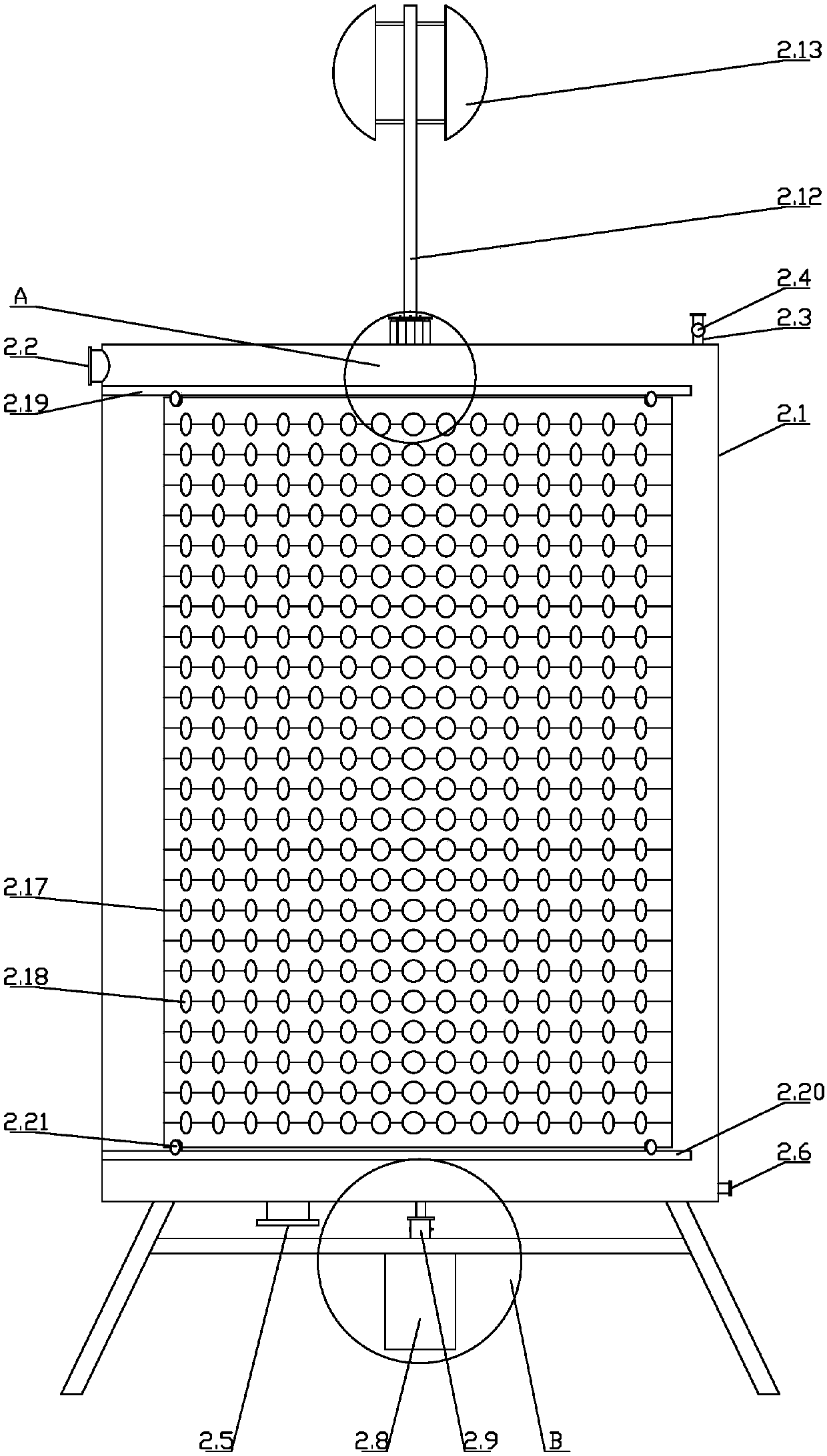 Production system and method of fecal granular fertilizer