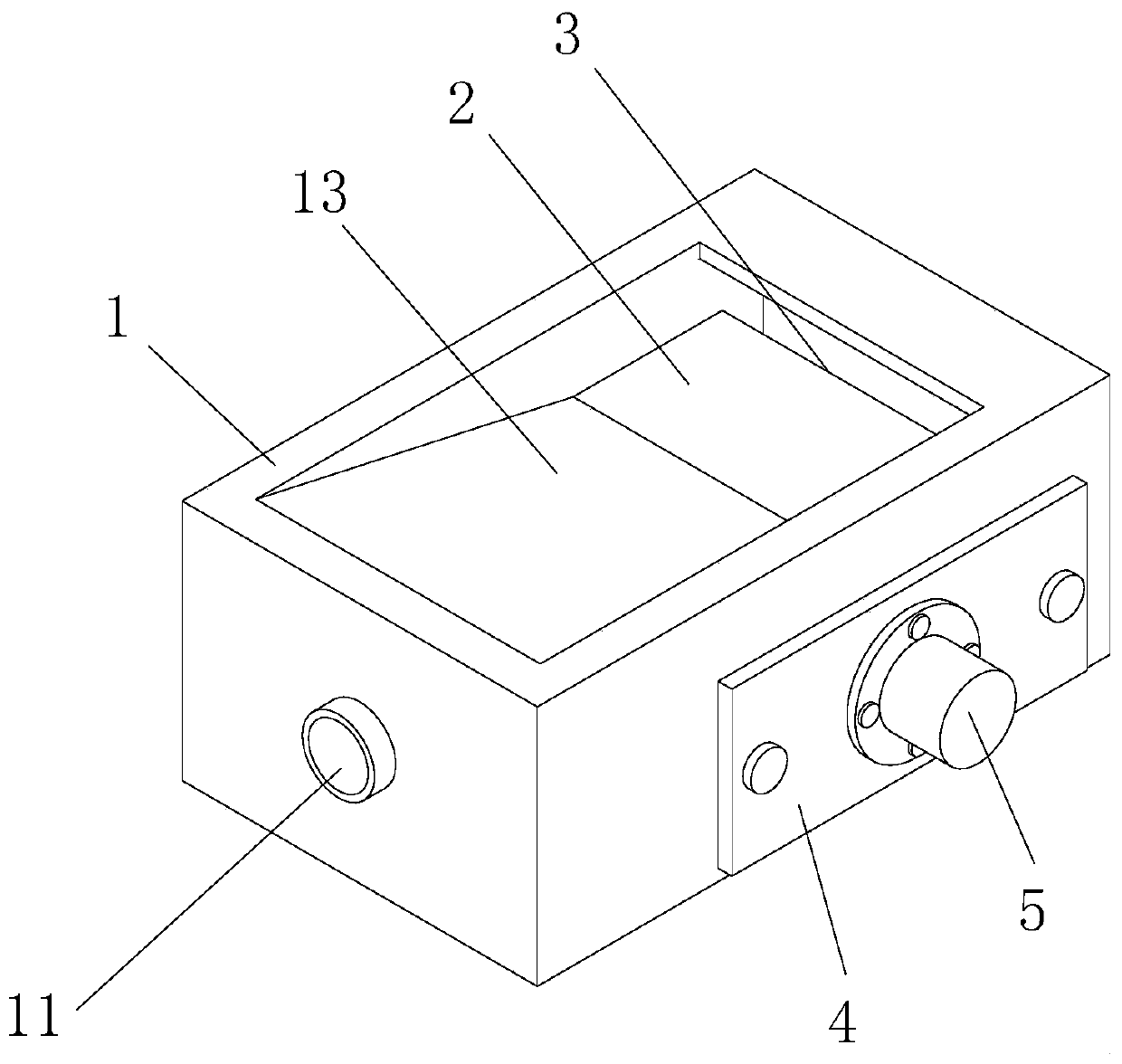 Automatic recovery device for broken fiber