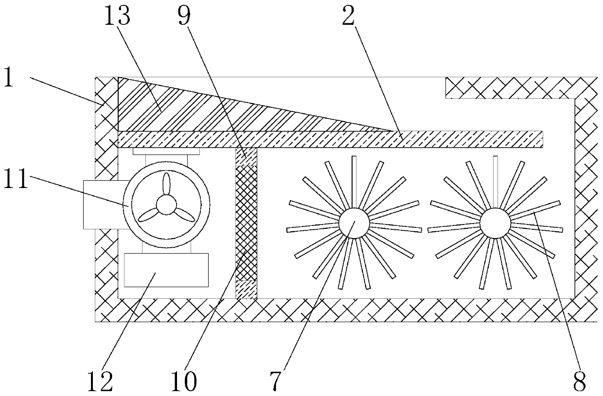 Automatic recovery device for broken fiber