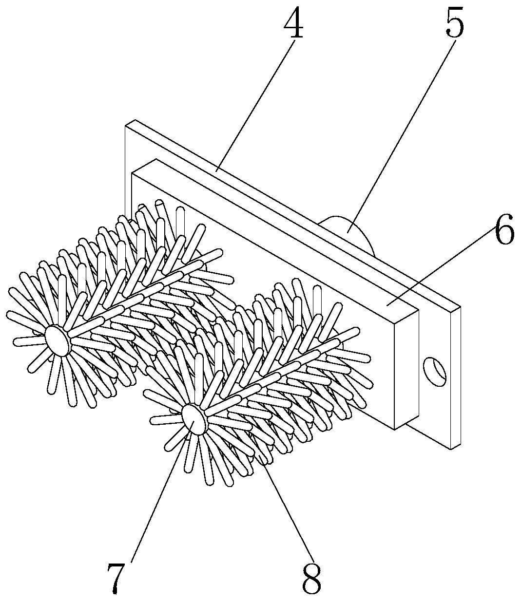 Automatic recovery device for broken fiber