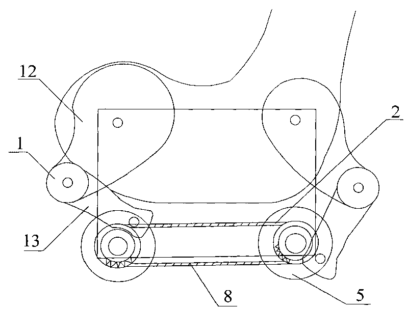 Method for simulating walking of tetrapod