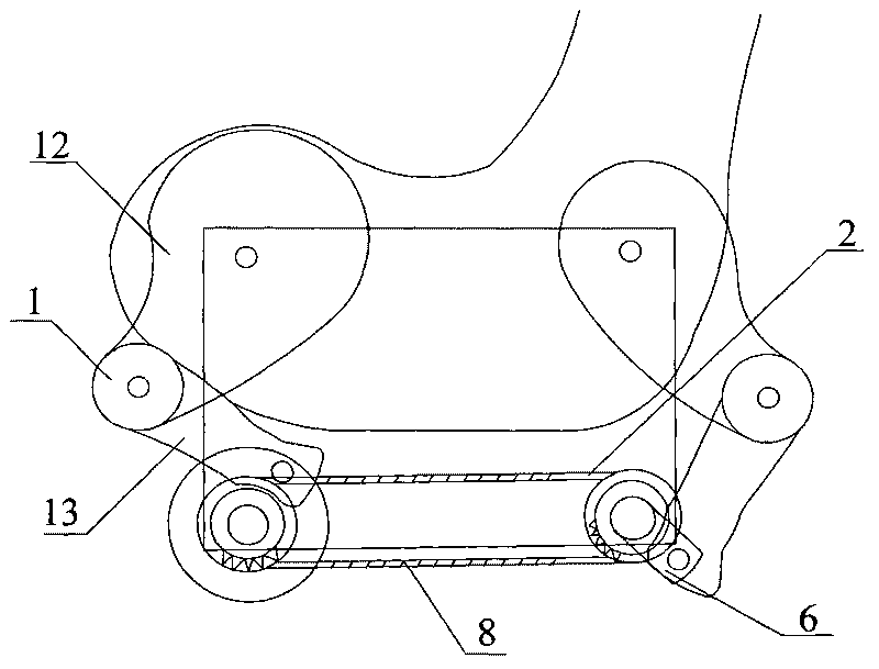 Method for simulating walking of tetrapod