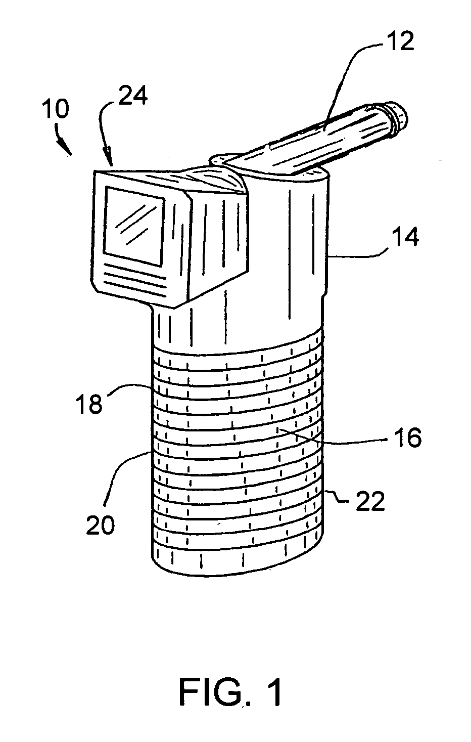 Mouthpiece for breath tester