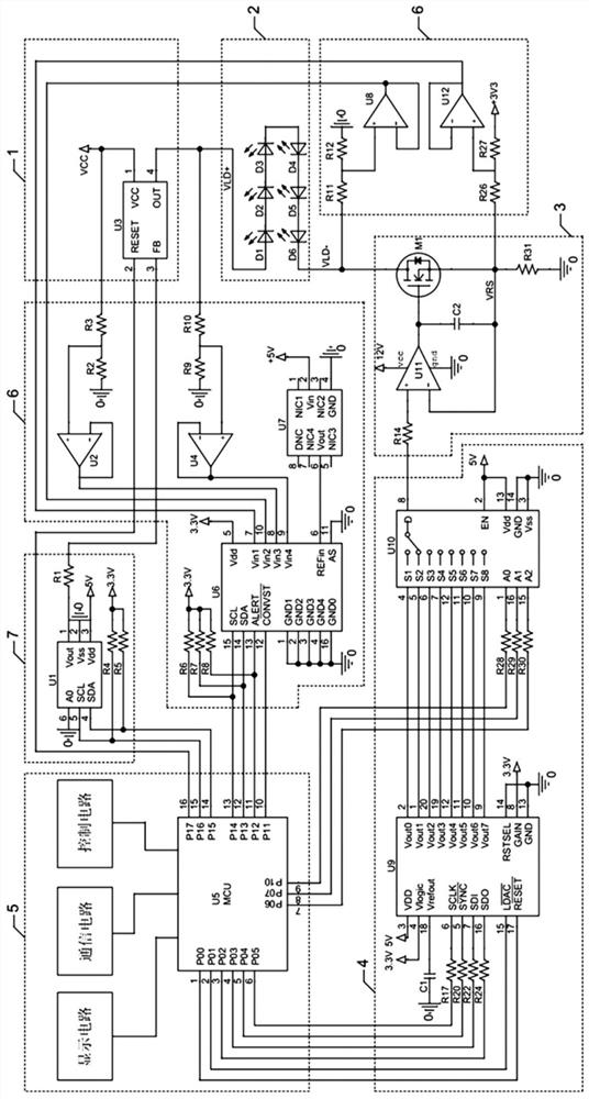 Voltage Adaptive Laser Driving Circuit and Its Control Method