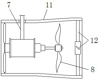 Floating type tidal energy water turbine with surging power device