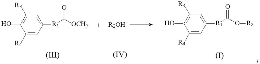 (3, 5-dialkyl-4-hydroxyphenyl) carboxylic acid epoxy alkyl ester compound as well as preparation method and application thereof