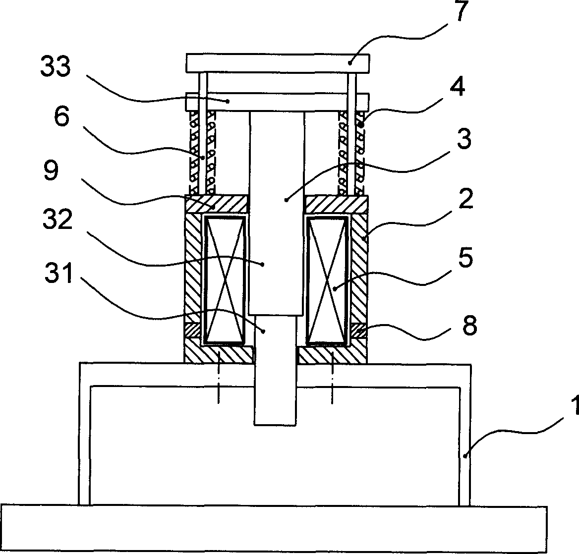 Permanent magnet punching machine