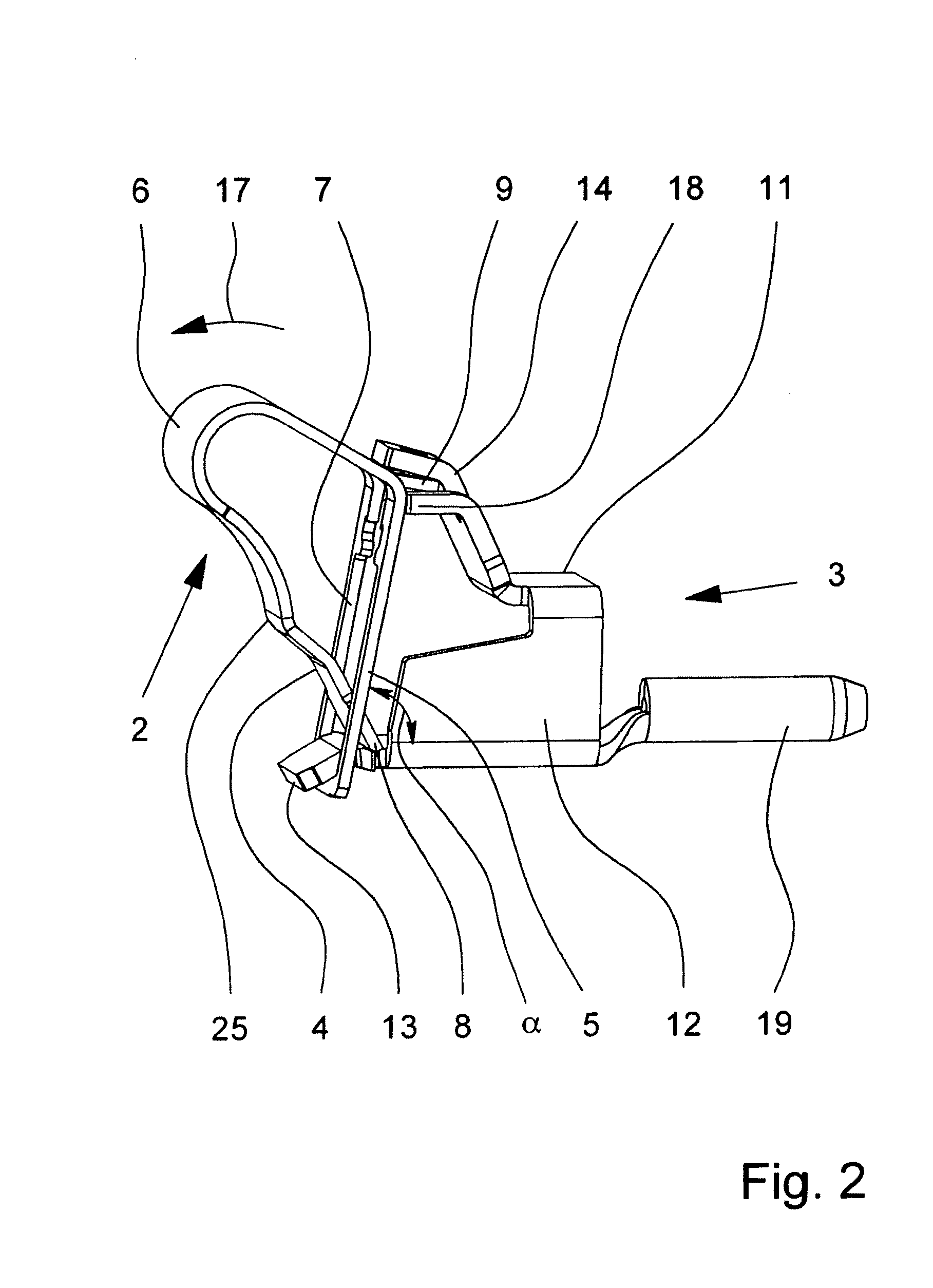 Electrical connection clamp or terminal clamp