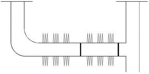 Method for mining coalbed gas through V-shaped well set