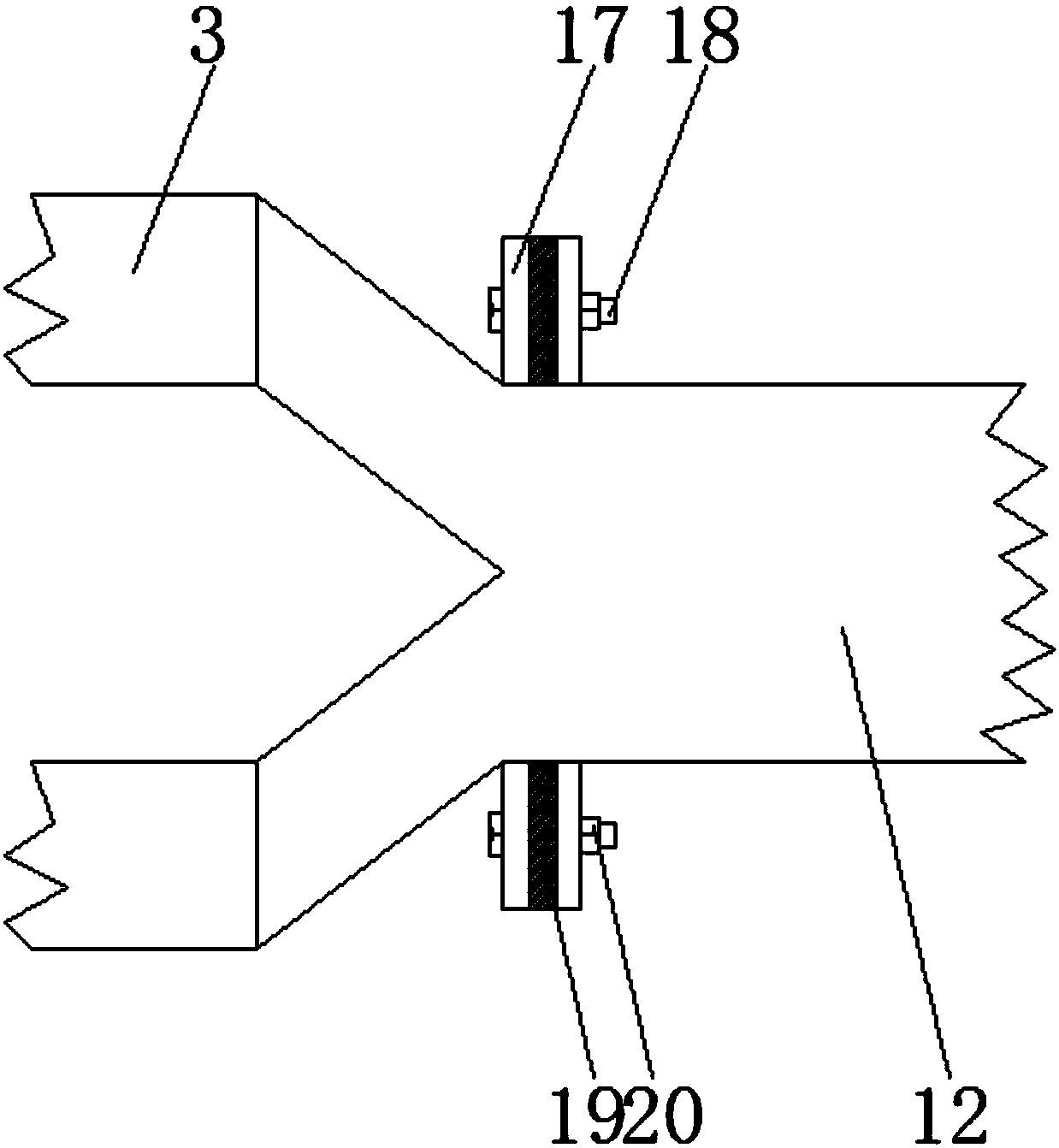 Cooling device with air passage circulation of new energy vehicle