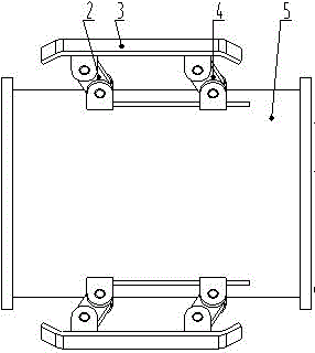 Hydraulic peristaltic pipeline robot traction device