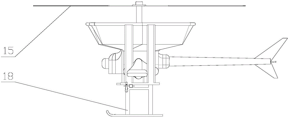 An air-assisted large-width plant protection unmanned helicopter and its operating method