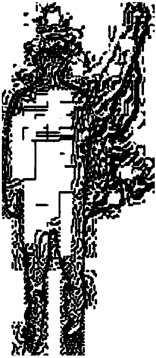 Human action recognition method based on multi-feature motion-in-depth diagram