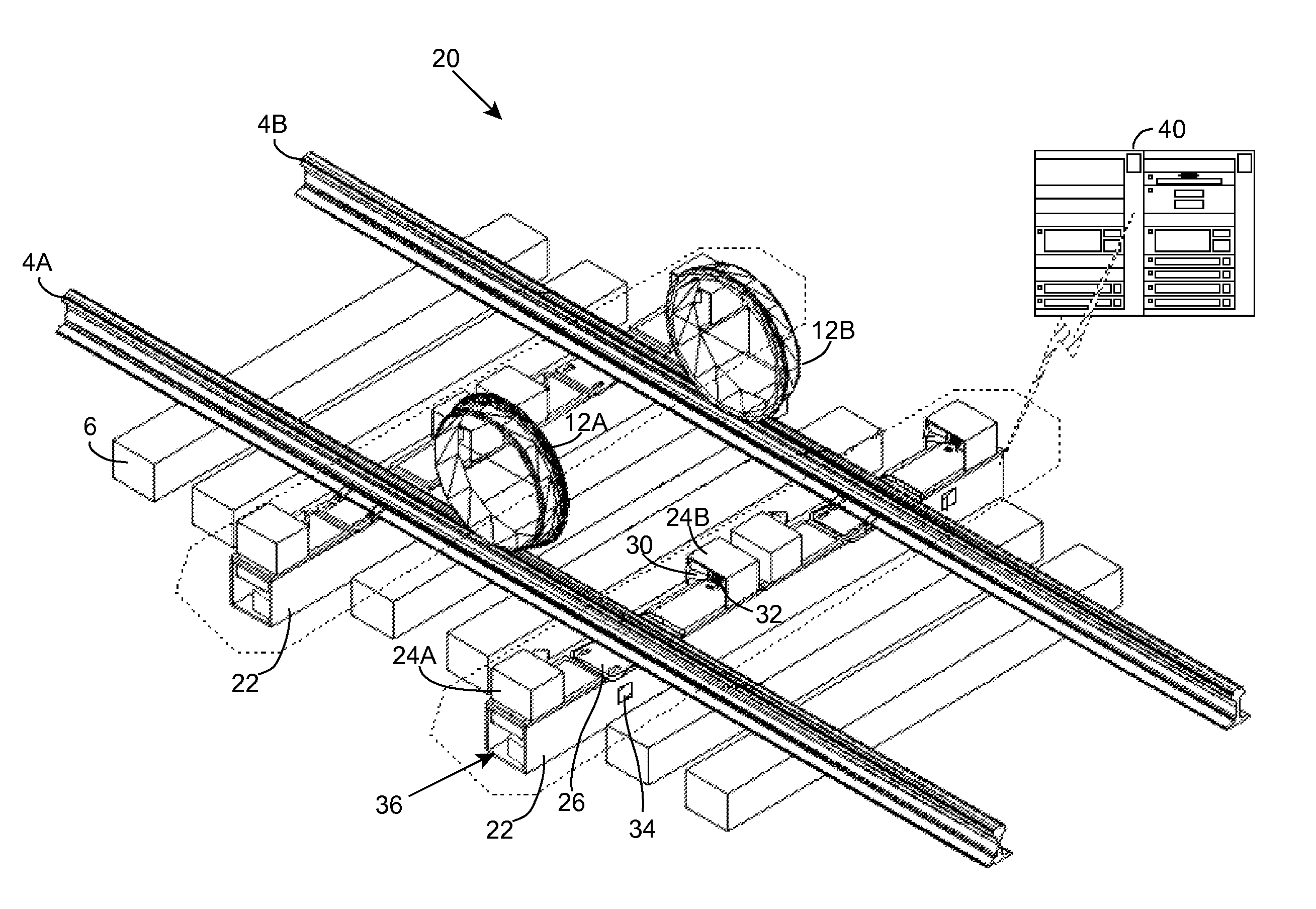 Wayside rolling stock inspection