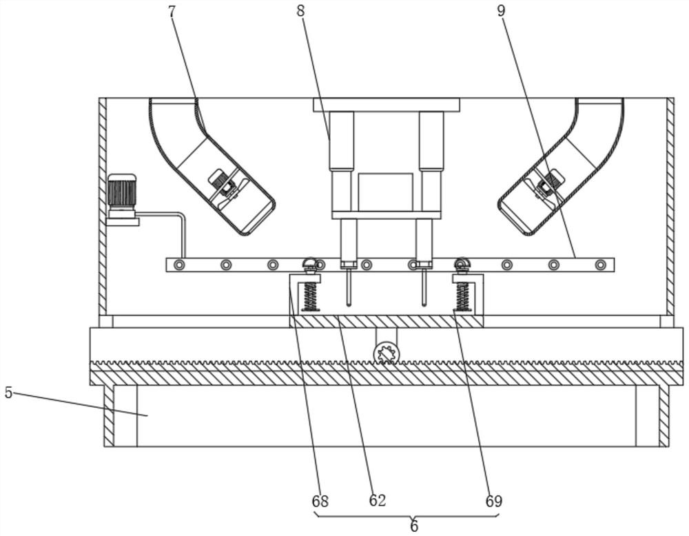 Manual clamping intelligent welding tool for heavy hammer tensioning support of mine belt conveyor