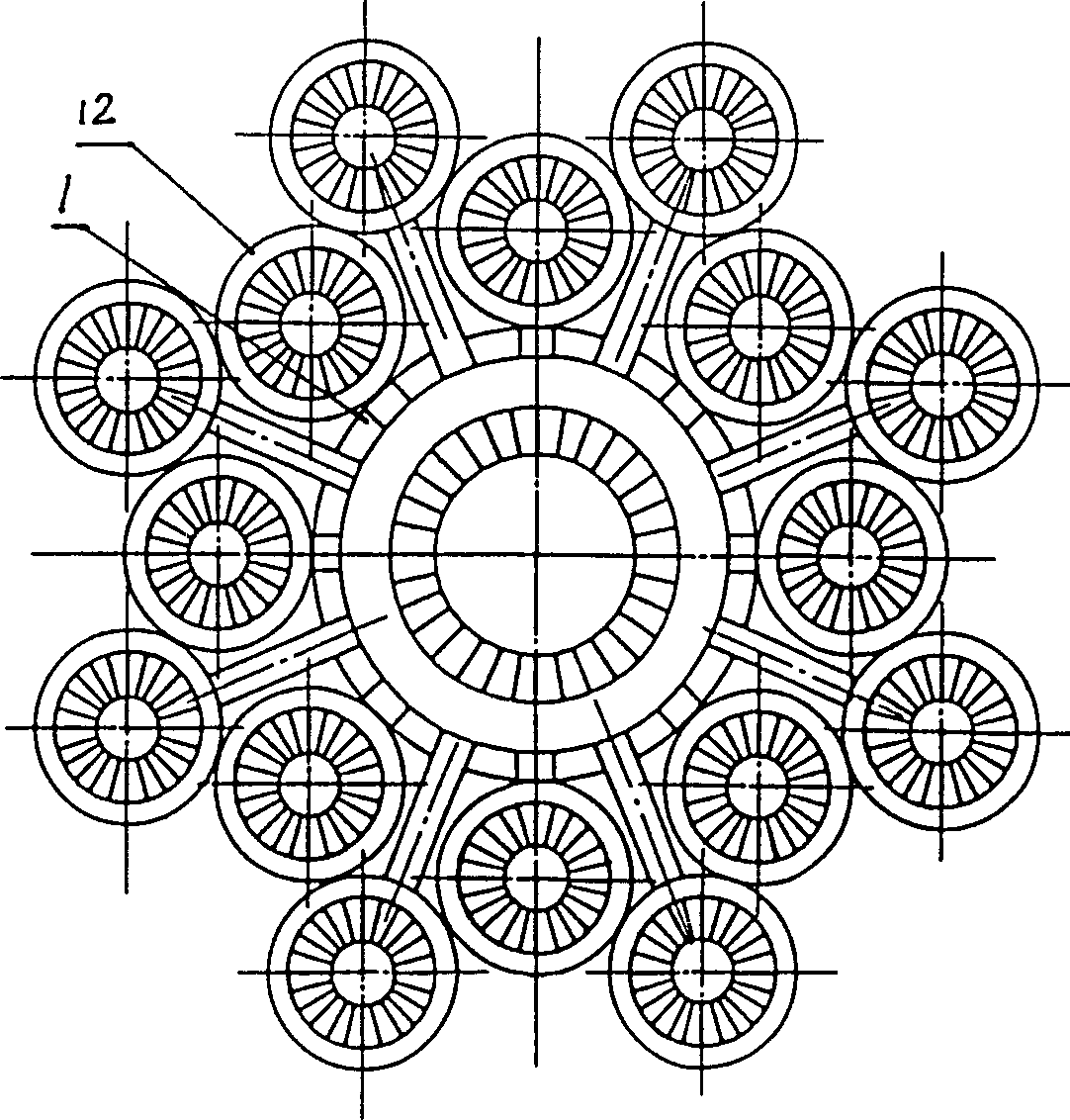 Moving-out type ultra-fan engine