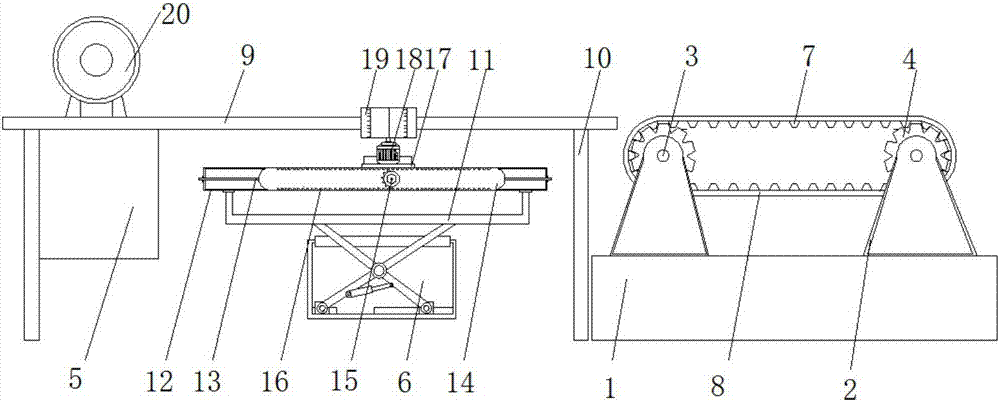 Automatic grinding machine for wood board processing