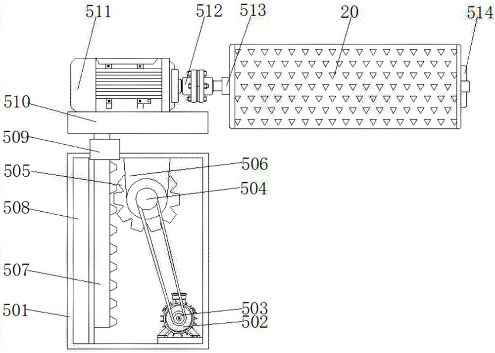 Automatic grinding machine for wood board processing