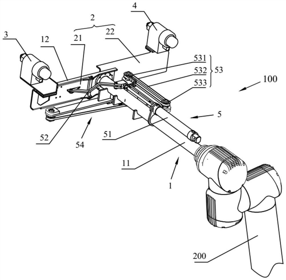 Nozzle device and spraying equipment