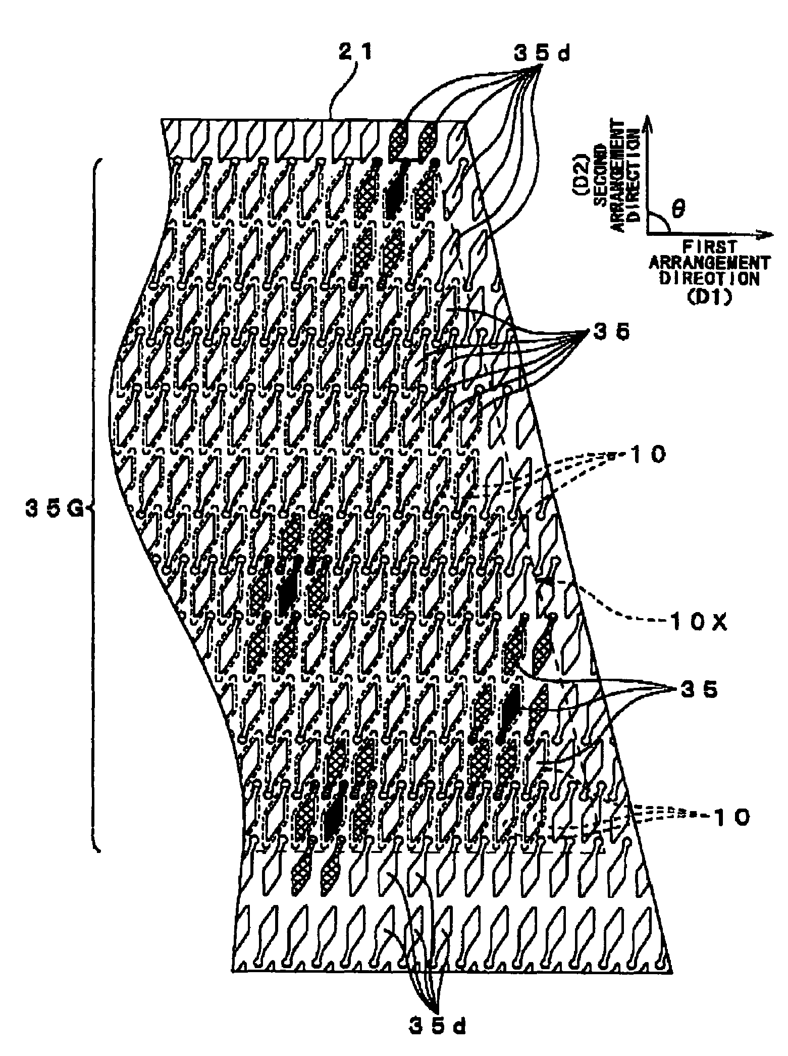 Ink-jet having an arrangement to suppress variations in ink ejection