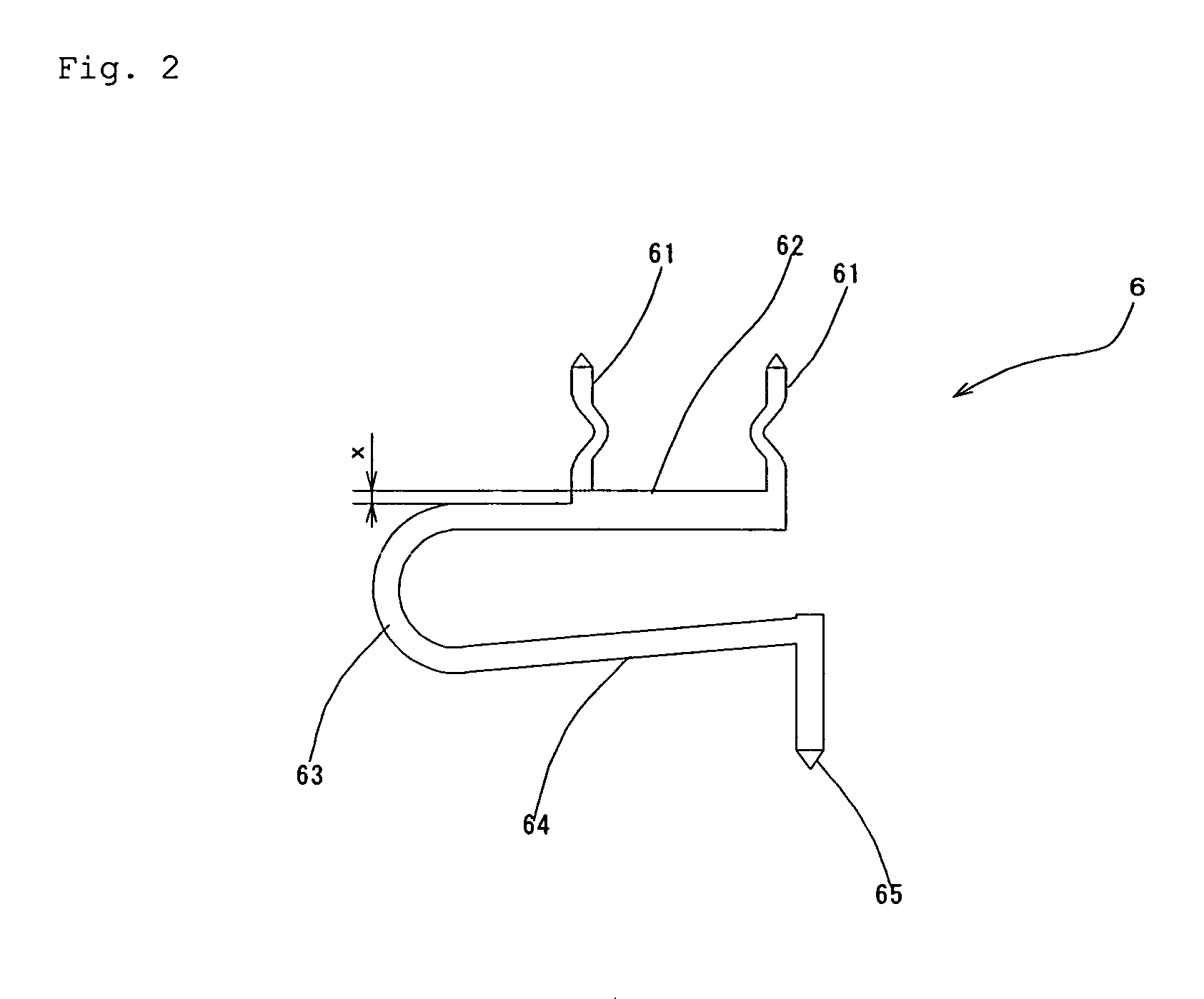 Probe card and contactor of the same