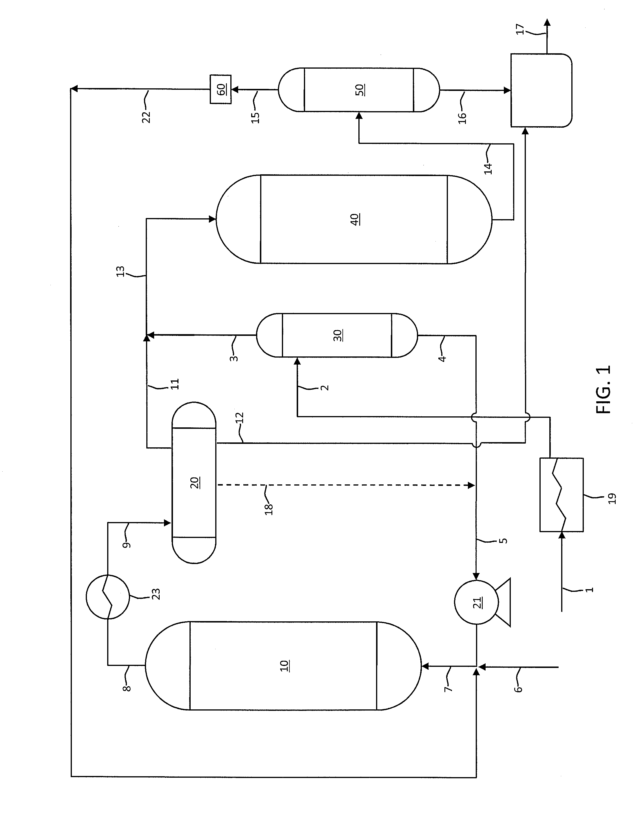 Integrated ebullated-bed process for whole crude oil upgrading