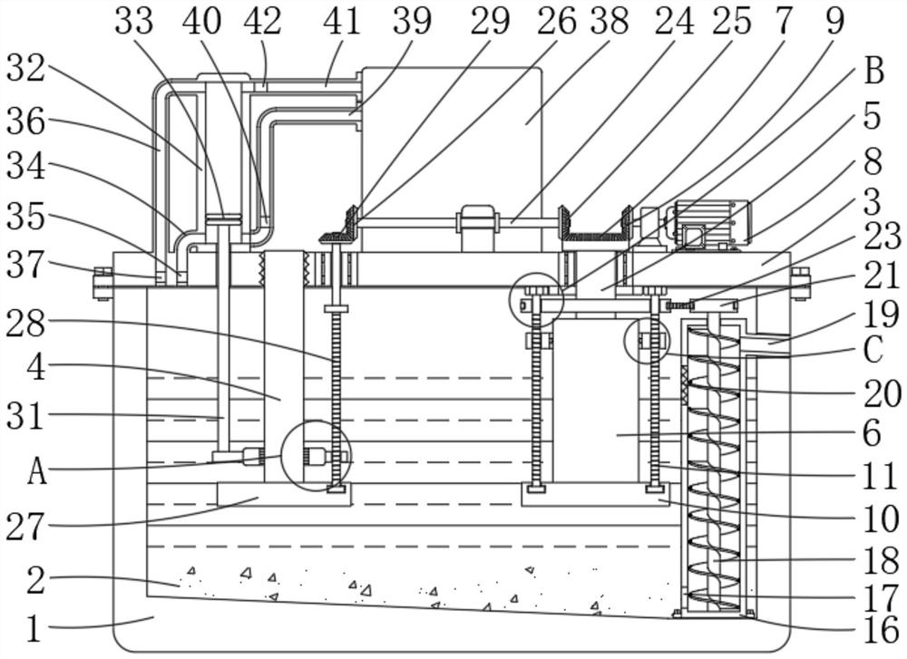 Fused salt electrolysis device for preparing rare earth metal