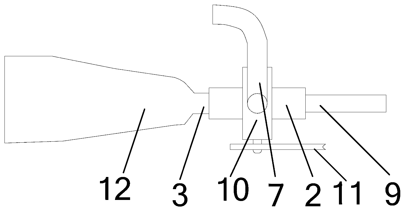 Water-supply device of rock drill and rock drill