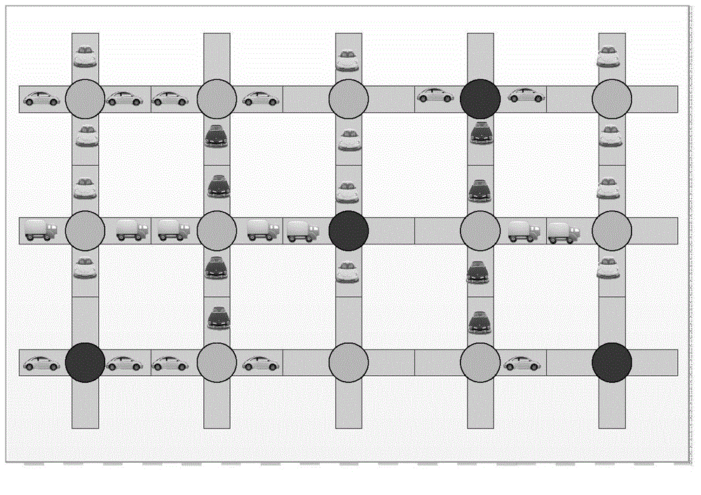 A traffic signal optimization iteration method based on message matrix gridding