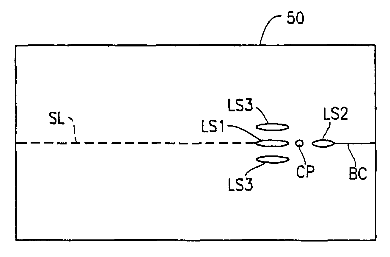 Method for scribing substrate of brittle material and scriber