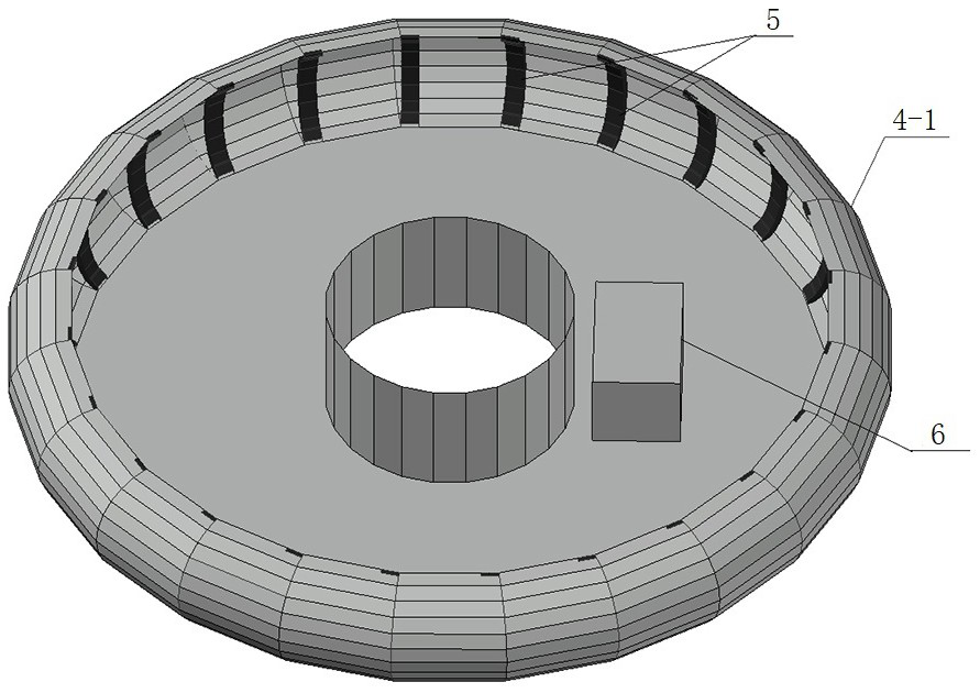 Suspension type high-altitude emergency building platform structure