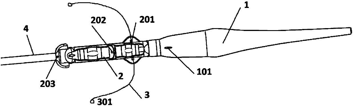 Scaffold system, conveying device thereof, rear release structure and scaffold