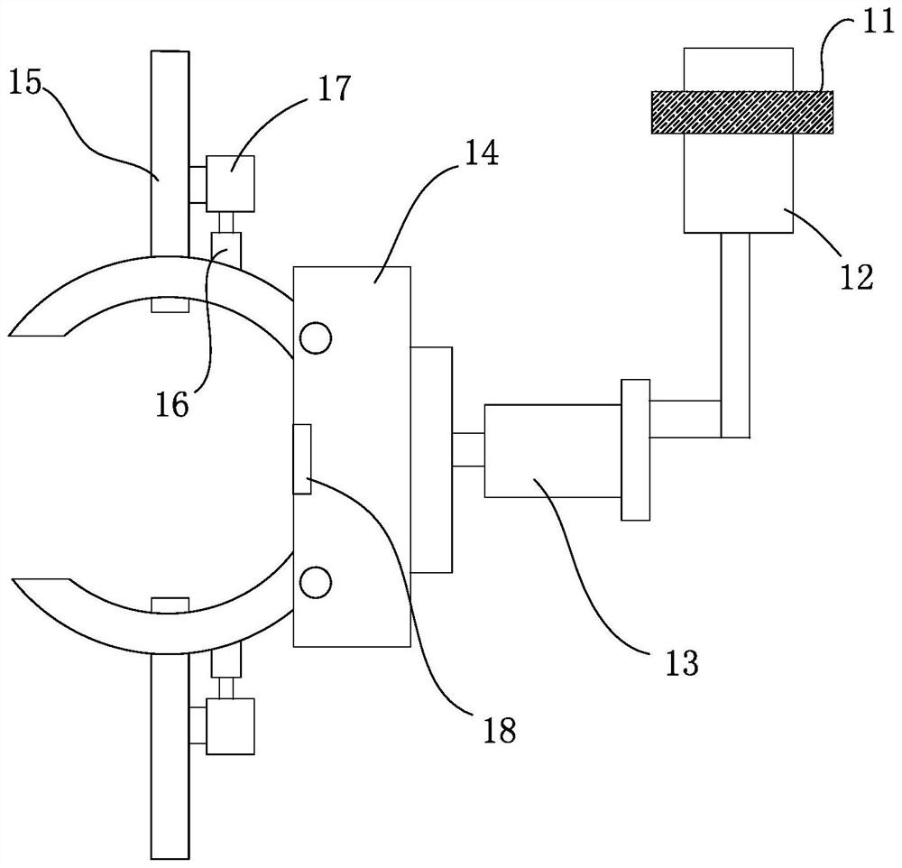 A scaffolding installation device for construction engineering based on big data