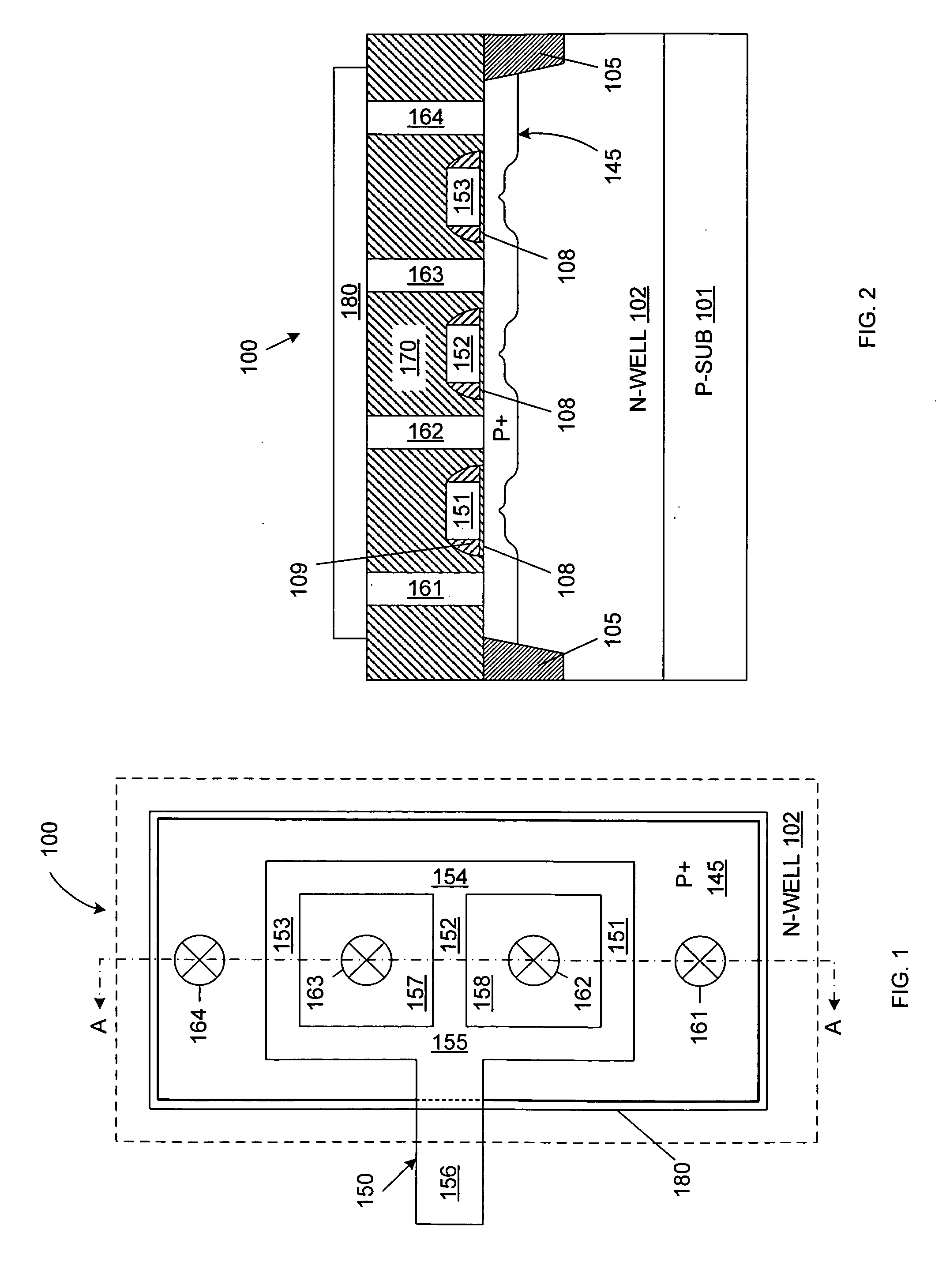 Three-dimensional control-gate architecture for single poly EPROM memory devices fabricated in planar CMOS technology